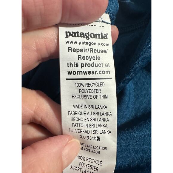 NEW Patagonia Capilene Bottoms pants Womens XL Blue Midweight Base layer $79 A32 - Picture 8 of 8